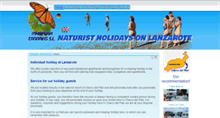 Desktop Screenshot of mariposa-canarias.com